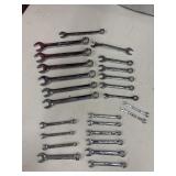 Snap-On Wrenches, Metric Etc. Variety of Sizes.