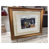 Framed Painted Picture by Gary Curtis 9/275. Also