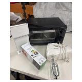 Toaster Oven, Black and Decker Mixer, Cutco Knife