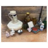 Vases, Trinkets, Figurines, Stein, Etc.