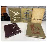 5 Vintage Annuals Various Schools, Sachumau (1966)