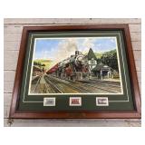 Framed art print titled "The Alton Limited" by