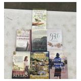 7 Paperback Novels Books Above the Waterfall,