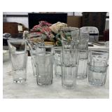 Assorted Drinking Glasses, Transparent