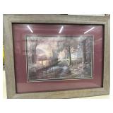 Framed photo of "Raindrops in Cades Cove" by