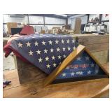 Flag Wooden Case Fits 5