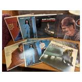 Lot of Vintage Pop/Country Records. Glen