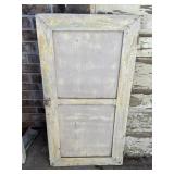 21.5" x 42" Vintage Small 2-Panel Wood Door