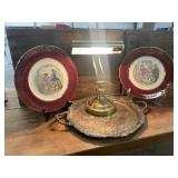 Two Vintage Imperial Service Plate by Salem China