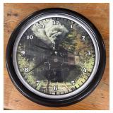 Signmission Cl-Train 10 in. dia. Train Wall Clock