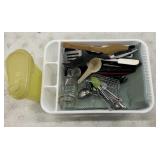 Sink Basket with Kitchen Utensils Tupperware