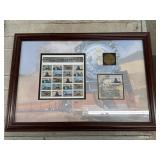 Framed, limited edition "All Aboard" Postmark