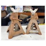 Two 3-Ton Heavy Duty Jack Stands.