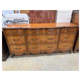 SOLID Wood Heavy Vintage Serpentine Style