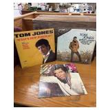 Three Vintage Tom Jones Records