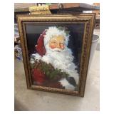 Framed  canvas art print titled "Santa Portrait"