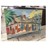 Oil Painted Canvas  By Artist Dick Malanow and