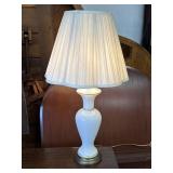 Ceramic White Urn Table Lamp 26" tall, #2