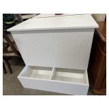 Large Handmade Wood Potato & Onions Box with Flap