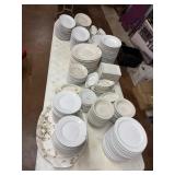 HUGE SET WHITE RESTAURANT GRADE DISHES