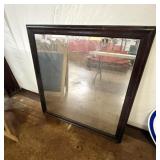 LARGE FRAMED MIRROR. NO CRACKS. SEE MEASUREMENTS