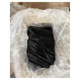 1 LARGE BOX OF BLACK PLASTIC KNIVES. BOX OPENED