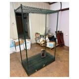 6ft Metal Shelving Unit. Green Powder Coated