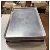 14 LARGE COOKIE SHEET BAKING PANS. SEE PHOTOS
