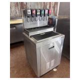 Commercial, drop-in soda fountain drink dispenser