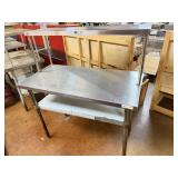 John Boos Stainless Steel Double Decker Food Prep