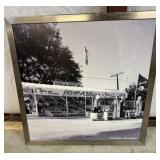 FRAMED PHOTO OF FILL UP WITH BILLUPS STORE