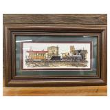 Framed Print of Locomotive Train By Steve Nelson