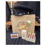 Vintage Military Service Hat New with Original Box