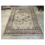 Traditional Hand-Knotted Wool Area Rug 91in x 64in
