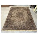 Traditional Hand-Knotted Persian Wool Area Rug