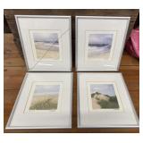 Judy Mandolf Beach Art- FOUR Numbered Prints of