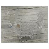 Bundle of 3 Crystal Pieces - 2 Vases & 1 Bowl