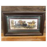 Framed Print of Locomotive Train By Steve Nelson