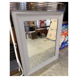 Gray Framed Wall Hanging Mirror