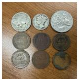 COINS- One 1940 Mercury Dime, One 1925 Buffalo