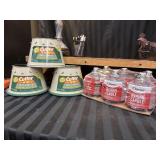 Three (Cutter) Triple Wick Citronella Candles,