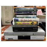 VCR & DVD with DVDs & VHS Movies