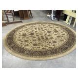 LARGE Traditional Persian Circular Area Rug