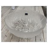 Vintage Lausitzer 24% Lead Crystal Serving Bowl