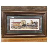 Framed Print of Locomotive Train By Steve Nelson