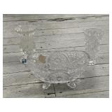 Bundle of 3 Crystal Pieces - 2 Vases & 1 Bowl
