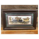 Framed Print of Locomotive Train By Steve Nelson
