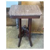Victorian Marble Top Parlor Table 28" tall
