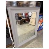 Gray Framed Wall Hanging Mirror