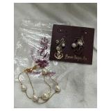 Premier Design pair of earrings and a double